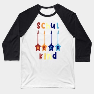 Schulkind ABCD Rockstar T shirt Baseball T-Shirt